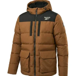 Reebok Parka Puffer Hombre Chaquetón RBO14970-Madera