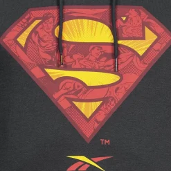 Reebok x RBK DC COMICS SUPERMAN Hoodie Hombre Sudadera con capucha IB5818