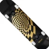 Rocket Vortex Foil Gold 8" Skateboard RKT-COM-1553