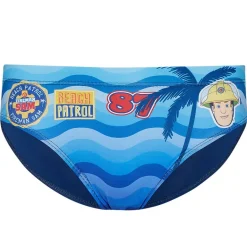 Sam El Bombero Niño Bañador slip SE1832-azul