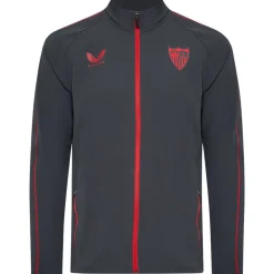 Sevilla FC CASTORE Anthem Hombre Chaqueta de presentación TM1156-EBONYTRUERED