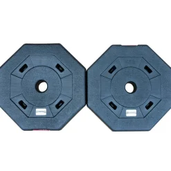 SPORTINATOR Discos de parachoques de 4 kg Discos de pesas para fitness Set de 2