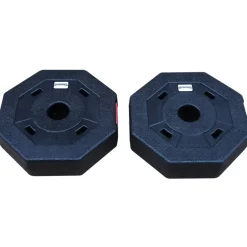 SPORTINATOR Discos de parachoques de 2 kg Discos de pesas para fitness Set de 2