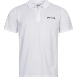SPORTINATOR Essentials Hombre Polo de entrenamiento blanco