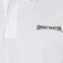 SPORTINATOR Essentials Hombre Polo de entrenamiento blanco