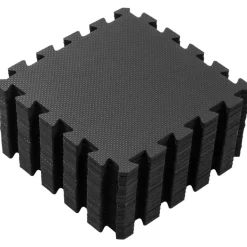 SPORTINATOR Estera protectora del suelo fitness 18-Conjunto 30cm negro