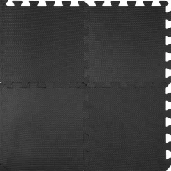 SPORTINATOR Estera protectora del suelo fitness 18-Conjunto 30cm negro