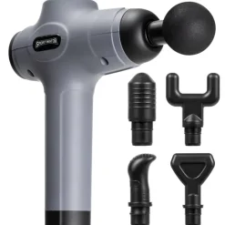 SPORTINATOR "Level Up" Pistola de masaje incluidos accesorios gris