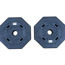 SPORTINATOR Placas protectoras de 5 libras Placas de peso físico Set de 2