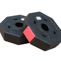 SPORTINATOR Placas protectoras de 1 kg Placas de pesas para fitness Set de 2