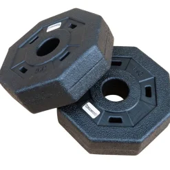 SPORTINATOR Placas protectoras de 1 kg Placas de pesas para fitness Set de 2