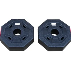 SPORTINATOR Placas protectoras de 1 kg Placas de pesas para fitness Set de 2