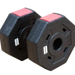 SPORTINATOR Placas protectoras de 1 kg Placas de pesas para fitness Set de 2