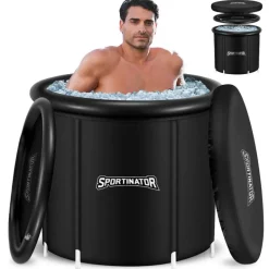 SPORTINATOR "Regenerate" Barril de baño de hielo Ø 80 cm 400 litros