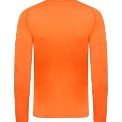 SSC Neapel EA7 Emporio Armani Hombre Camiseta funcional de manga larga naranja EA7SSCN152-NARANJA