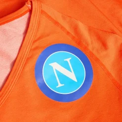 SSC Neapel EA7 Emporio Armani Hombre Camiseta funcional de manga larga naranja EA7SSCN152-NARANJA