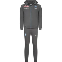 SSC Neapel EA7 Emporio Armani Hombre Chándal con capucha gris EASSCN23R09-MAGNETO
