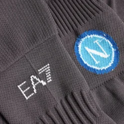 SSC Neapel EA7 Emporio Armani Hombre Medias de fútbol sin Calcetines gris EASSCN23GU15-MAGNET