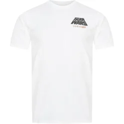 STAR WARS Retro Anime Hombre Camiseta SWMTS058WHT