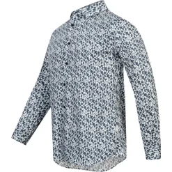 TED BAKER Capua Small Floral Hombre Camisa de manga larga 272163-BLANCO