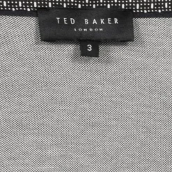 TED BAKER Frend Collar Hombre Polo 246754-NEGRO