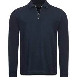 TED BAKER Karpol Soft Touch Hombre Sudadera cuello vuelto 269623-AZUL MARINO