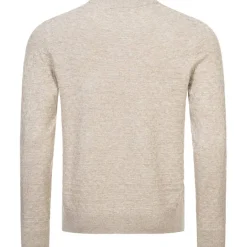 TED BAKER Loung Stitch Crew Cuello Hombre Sudadera 273063-MARRÓN-TAN