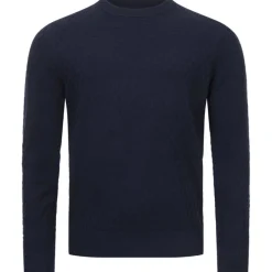 TED BAKER Loung Stitch Crew Cuello Hombre Sudadera 273063-AZUL MARINO