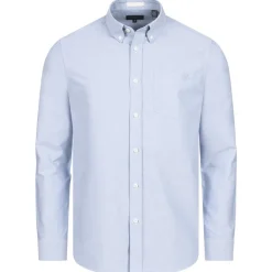 TED BAKER Paplet Oxford Hombre Camisa de manga larga 264757-AZUL