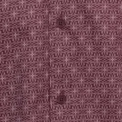 TED BAKER Pavia Star Geo Print Hombre Camisa de manga larga 272176-MARRÓN