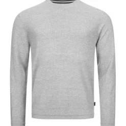 TED BAKER Staylay Crew Cuello Hombre Sudadera 246976-GRIS-JASPEADO