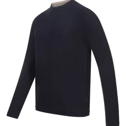 TED BAKER Staylay Crew Cuello Hombre Sudadera 246976-NAVY