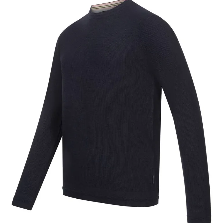 TED BAKER Staylay Crew Cuello Hombre Sudadera 246976-NAVY
