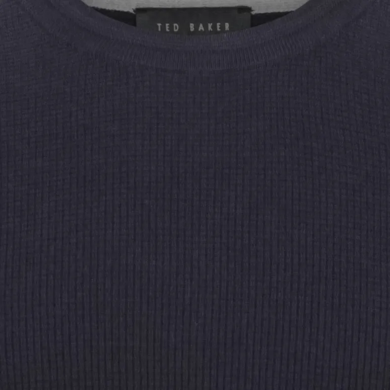 TED BAKER Staylay Crew Cuello Hombre Sudadera 246976-NAVY