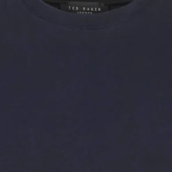 TED BAKER Tywinn Plan Hombre Camiseta 271985-MARINA