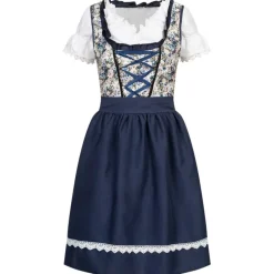 Traje tradicional tirolés Mujer Oktoberfest MIESEPETER® azul