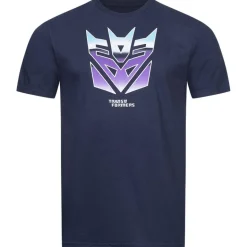 TRANSFORMADORES Decepticons Logo Hombre Camiseta HAMTS015NVY