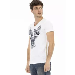 TRUSSARDI Action Hombre Camiseta Blanco 2AT21A001