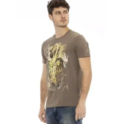 TRUSSARDI Action Hombre Camiseta Marrón 2AT08F004
