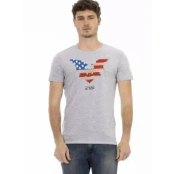 TRUSSARDI Action Hombre EE. UU. Camiseta Gris 2AT02F013