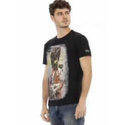 TRUSSARDI Action Hombre Real Man Camiseta Negro 2AT04002