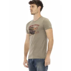 TRUSSARDI Action Hombre Safari Cruisers Camiseta Verde 2AT02B055