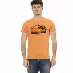 TRUSSARDI Action Hombre Wild Side Camiseta Naranja 2AT03B083