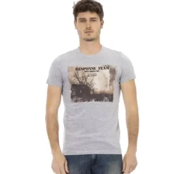 TRUSSARDI Action Hombre Wild Side Camiseta Gris 2AT03D013