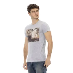 TRUSSARDI Action Hombre Wild Side Camiseta Gris 2AT03D013