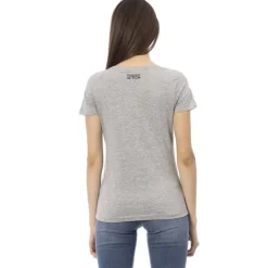 TRUSSARDI Action Mujer Camiseta Gris 2BT10012