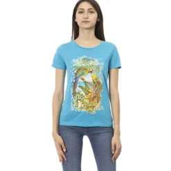 TRUSSARDI Action Mujer Camiseta Turquesa 2BT16043