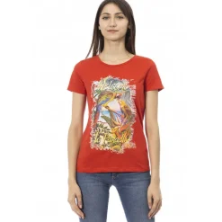 TRUSSARDI Action Mujer Camiseta Rojo 2BT16035