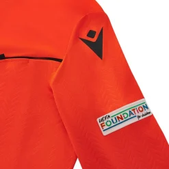 UEFA macron Hombre Camiseta de árbitro de manga larga 58575157