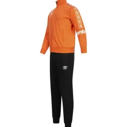 Umbro Premium Hombre Chándal 30086S-Ocre oscuro-Negro